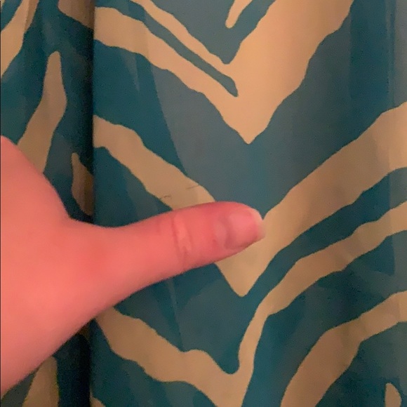 GREEN AND TEAL RACER BACK TANK - Picture 5 of 5